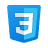 Logo da linguagem de estilos CSS