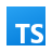 Logo da tecnologia typescript