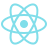 Logo da tecnologia react.js